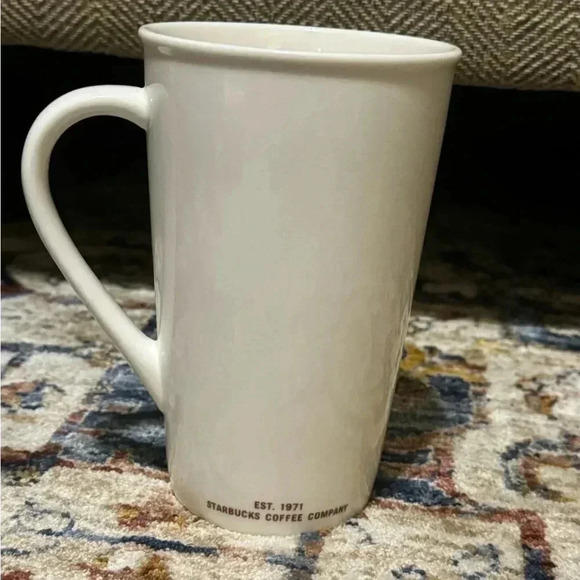 2010 STARBUCKS COFFEE COMPANY TALL COFFEE 16oz MUG CUP GRANDE - Picture 3 of 6